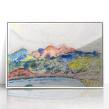 Modern Wall Art - Early Landscape by Charles Demuth - Colorful Nature Decor