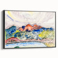Modern Wall Art - Early Landscape by Charles Demuth - Colorful Nature Decor