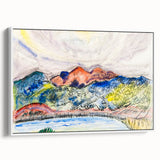 Modern Wall Art - Early Landscape by Charles Demuth - Colorful Nature Decor