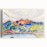 Modern Wall Art - Early Landscape by Charles Demuth - Colorful Nature Decor