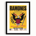 Ramones Retro Poster - Mondozero Tour 1992 - Vintage Concert Art