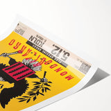 Ramones Retro Poster - Mondozero Tour 1992 - Vintage Concert Art