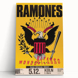 Ramones Retro Poster - Mondozero Tour 1992 - Vintage Concert Art