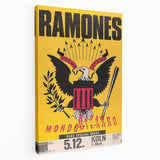 Ramones Retro Poster - Mondozero Tour 1992 - Vintage Concert Art