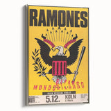 Ramones Retro Poster - Mondozero Tour 1992 - Vintage Concert Art