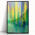 Vibrant Green and Yellow Abstract Wall Art – Modern Canvas Print