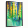 Vibrant Green and Yellow Abstract Wall Art – Modern Canvas Print