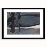 Expressionist Art - Winter at Nordstrand by Edvard Munch - Nordic Landscape