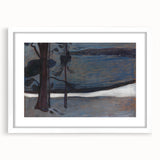 Expressionist Art - Winter at Nordstrand by Edvard Munch - Nordic Landscape