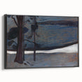 Expressionist Art - Winter at Nordstrand by Edvard Munch - Nordic Landscape