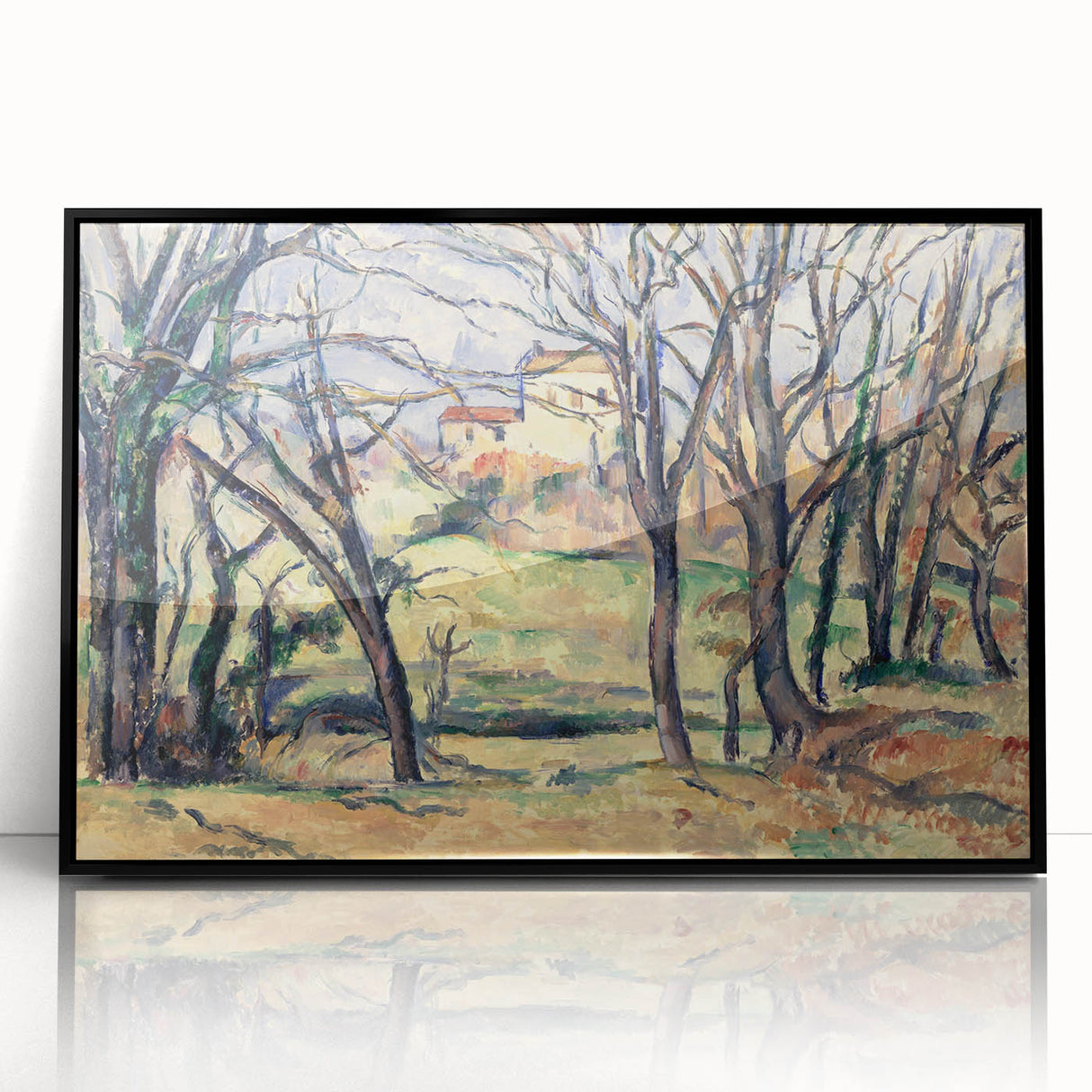 Impressionist Landscape Art – Trees and Houses by French Masters
