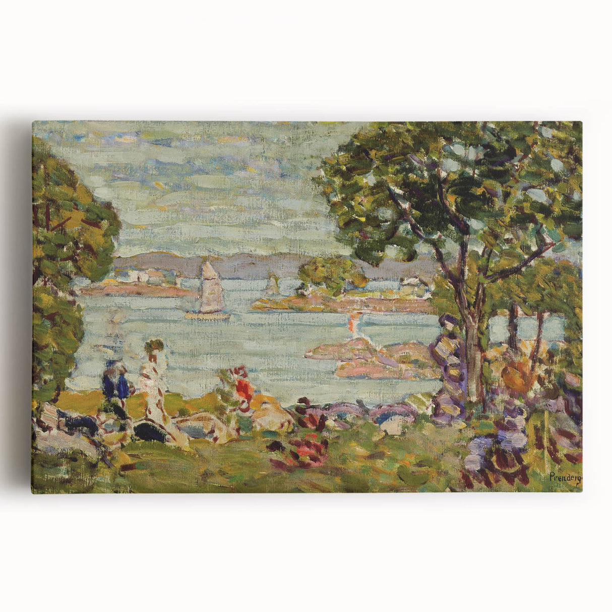 Modern Wall Art - Cove, Maine by Maurice Prendergast - Coastal Landscape Decor