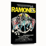 Retro Ramones Concert Poster | Vintage Wall Art & Retro Canvas Prints
