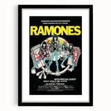 Retro Ramones Concert Poster | Vintage Wall Art & Retro Canvas Prints