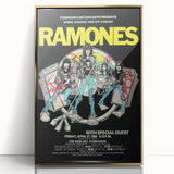 Retro Ramones Concert Poster | Vintage Wall Art & Retro Canvas Prints