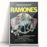 Retro Ramones Concert Poster | Vintage Wall Art & Retro Canvas Prints