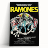 Retro Ramones Concert Poster | Vintage Wall Art & Retro Canvas Prints