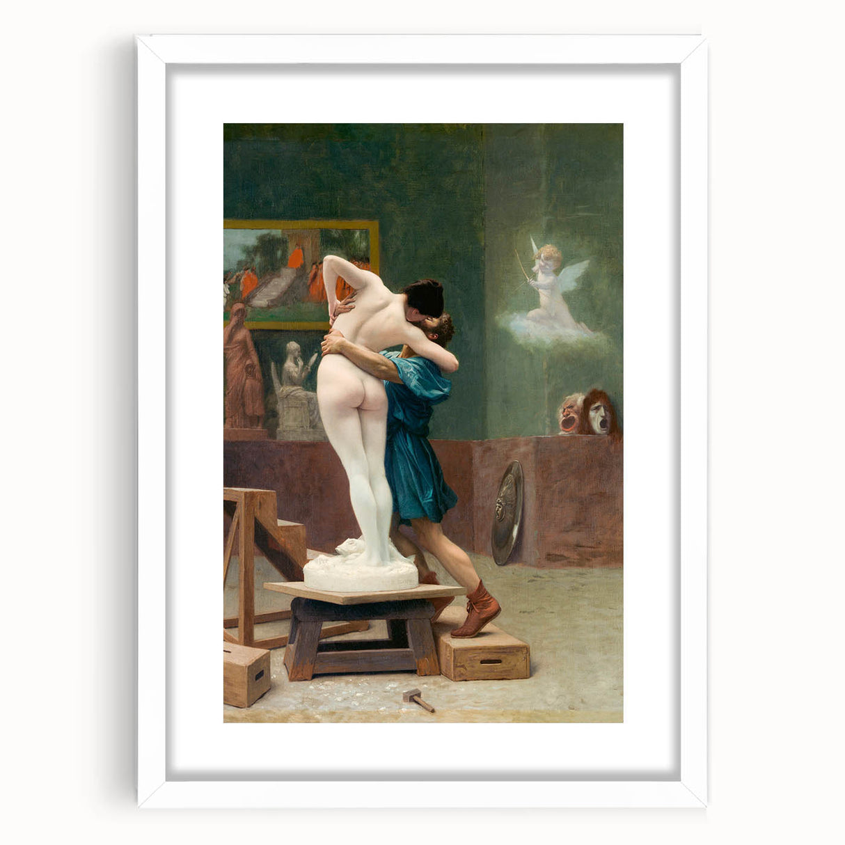 Famous Romantic Era Art: Pygmalion and Galatea by Jean-Léon Gérôme