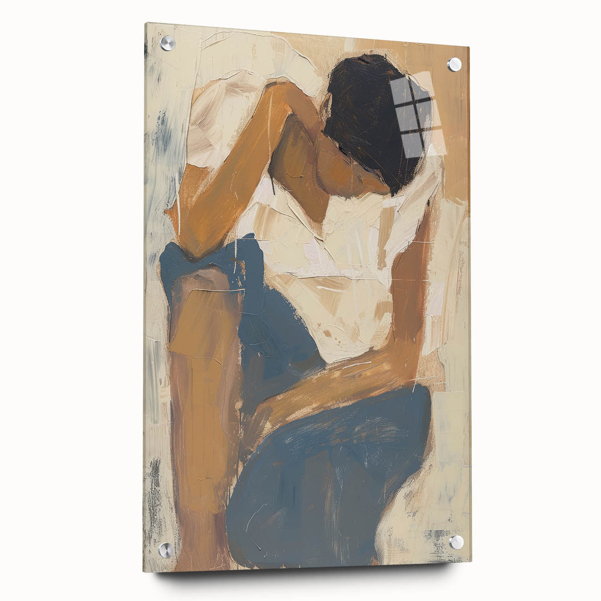Minimalist Figurative Wall Art – Abstract Canvas for Living Room