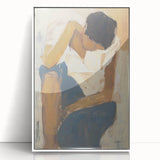 Minimalist Figurative Wall Art – Abstract Canvas for Living Room