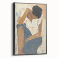 Minimalist Figurative Wall Art – Abstract Canvas for Living Room