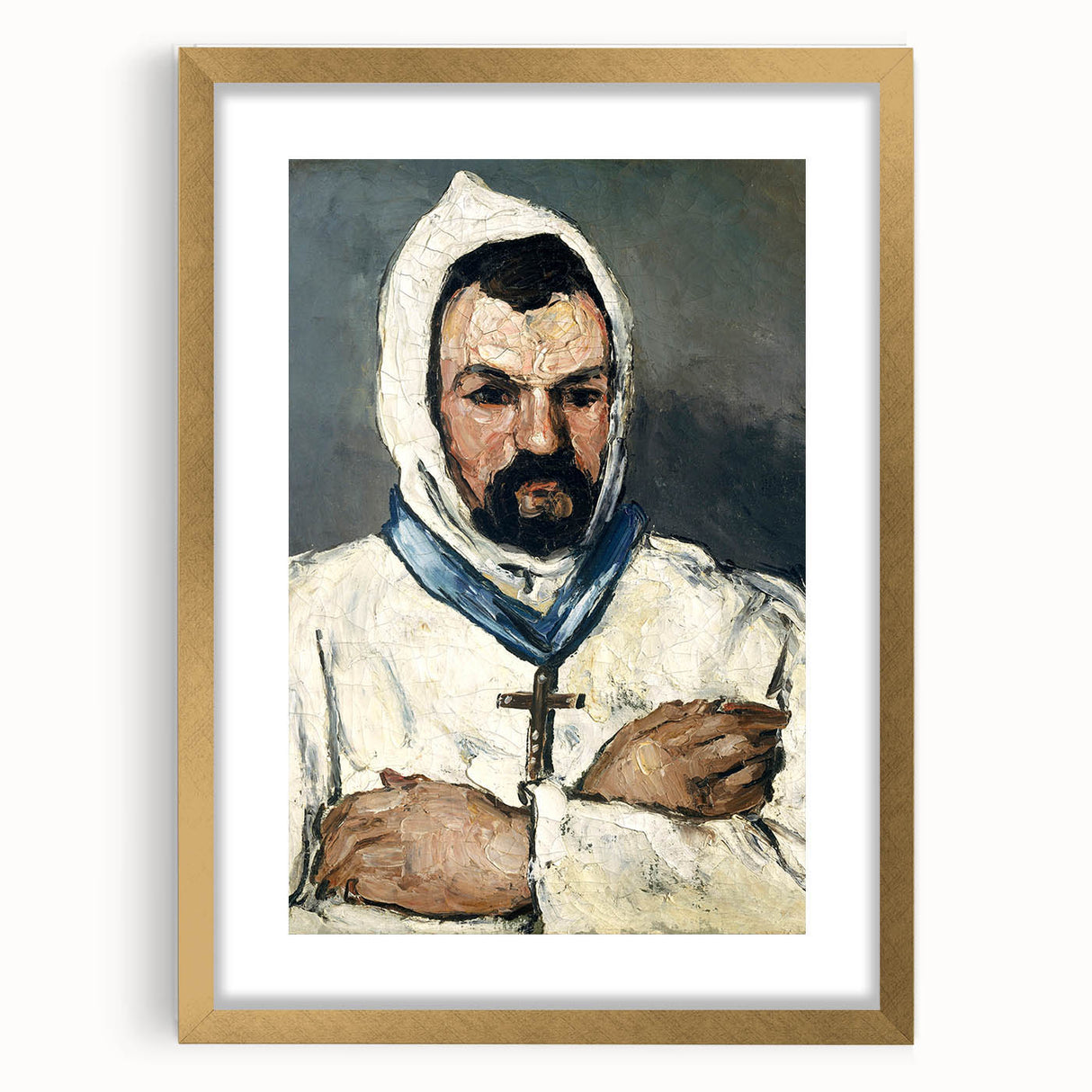 Impressionism Wall Art: Portrait of Uncle Dominique by Paul Cézanne Prints