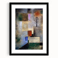 Modern Wall Art: Abstract Geometric Fir Tree – Soothing Minimalist Decor