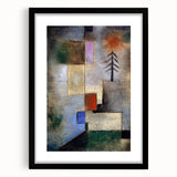 Modern Wall Art: Abstract Geometric Fir Tree – Soothing Minimalist Decor