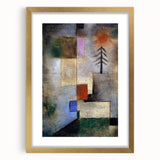 Modern Wall Art: Abstract Geometric Fir Tree – Soothing Minimalist Decor
