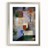 Modern Wall Art: Abstract Geometric Fir Tree – Soothing Minimalist Decor