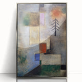 Modern Wall Art: Abstract Geometric Fir Tree – Soothing Minimalist Decor