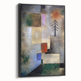 Modern Wall Art: Abstract Geometric Fir Tree – Soothing Minimalist Decor