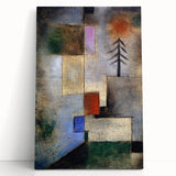 Modern Wall Art: Abstract Geometric Fir Tree – Soothing Minimalist Decor