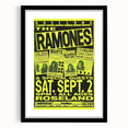Retro Ramones Concert Poster | Vintage Punk Rock Wall Art