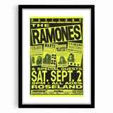 Retro Ramones Concert Poster | Vintage Punk Rock Wall Art