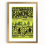 Retro Ramones Concert Poster | Vintage Punk Rock Wall Art