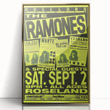 Retro Ramones Concert Poster | Vintage Punk Rock Wall Art