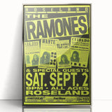 Retro Ramones Concert Poster | Vintage Punk Rock Wall Art