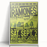 Retro Ramones Concert Poster | Vintage Punk Rock Wall Art