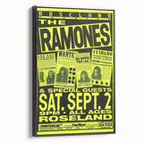 Retro Ramones Concert Poster | Vintage Punk Rock Wall Art