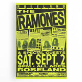 Retro Ramones Concert Poster | Vintage Punk Rock Wall Art