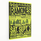Retro Ramones Concert Poster | Vintage Punk Rock Wall Art