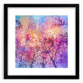 Vibrant Abstract Tree Wall Art – Colorful Canvas for Living Room