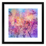 Vibrant Abstract Tree Wall Art – Colorful Canvas for Living Room