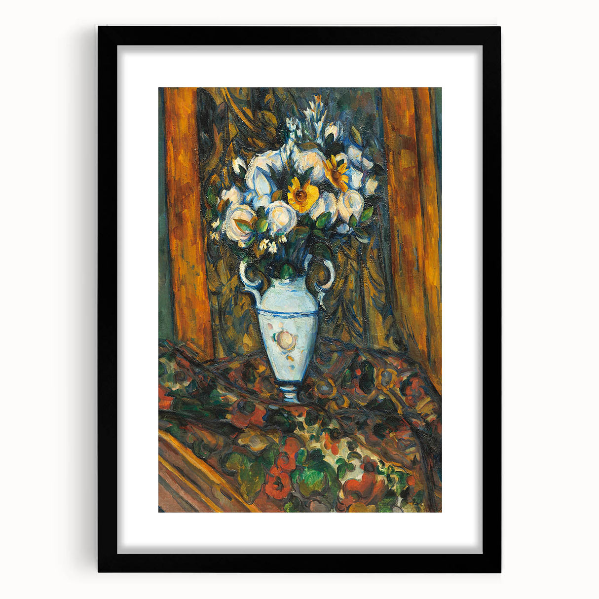 Impressionism Wall Art: Vase of Flowers by Paul Cézanne Prints