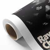 Ray Charles 1969 Concert Poster | Vintage Black & White Wall Art