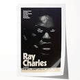 Ray Charles 1969 Concert Poster | Vintage Black & White Wall Art
