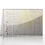 Serene Birch Forest Wall Art – Nature Canvas for Living Room