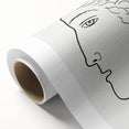 Expressionist Art - "Woman's Head" by Leo Gestel - Elegant Line Drawing