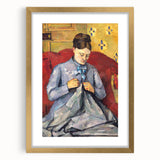 Impressionism Wall Art: Portrait of Madame Cézanne by Paul Cézanne Prints